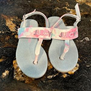 Juicy Couture girls size 11 sandals